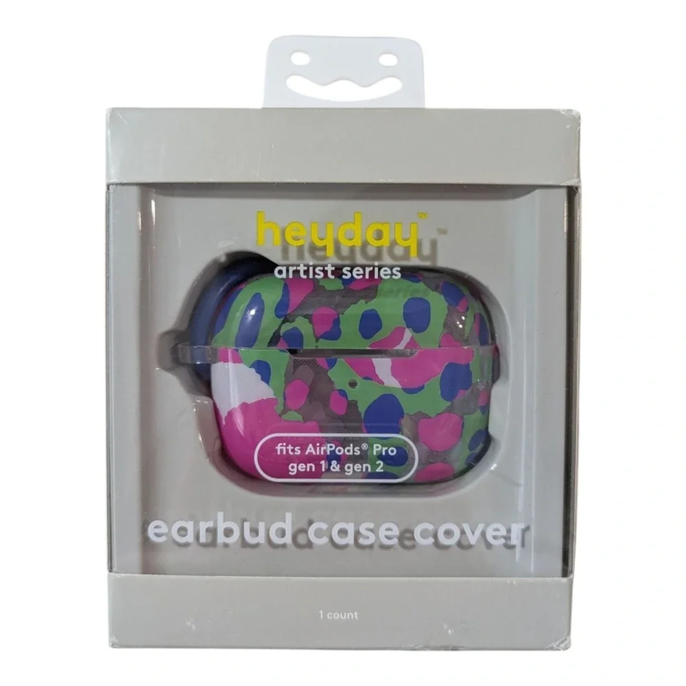 K4. Heyday Apple Airpods Pro Gen 1 & Gen‎ 2 Case Cover - Multi Color Abstract